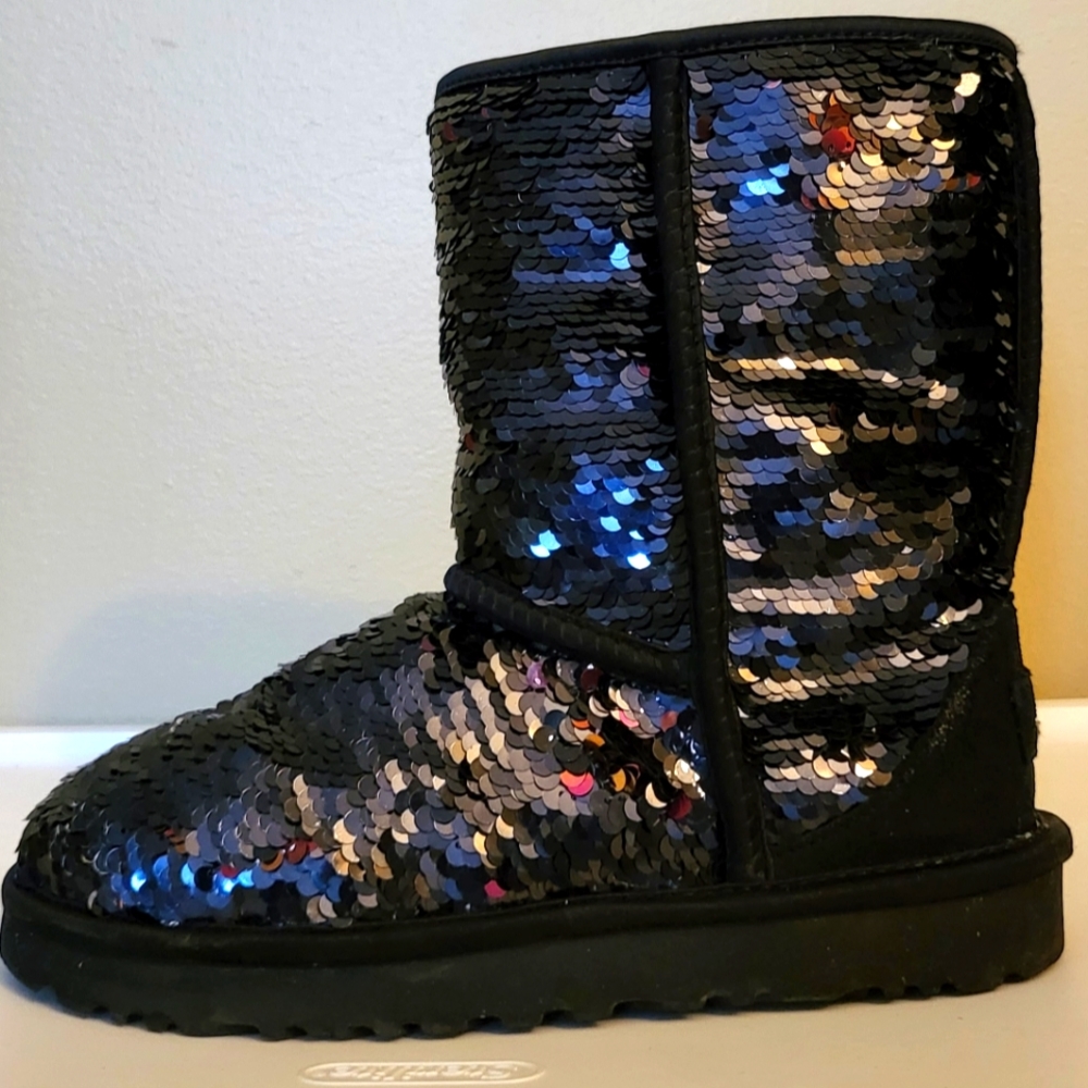 UGG classic sequin booties